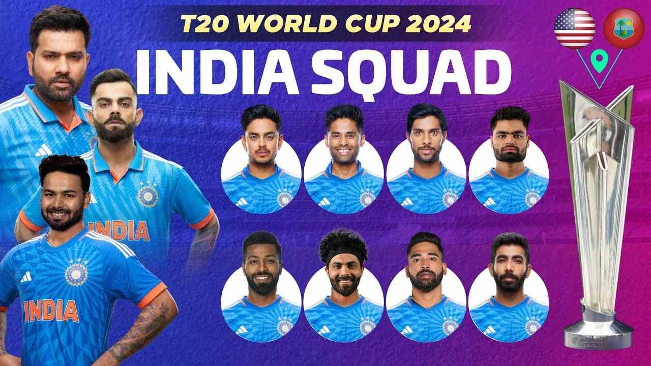 T20 World Cup 2024 india Squad