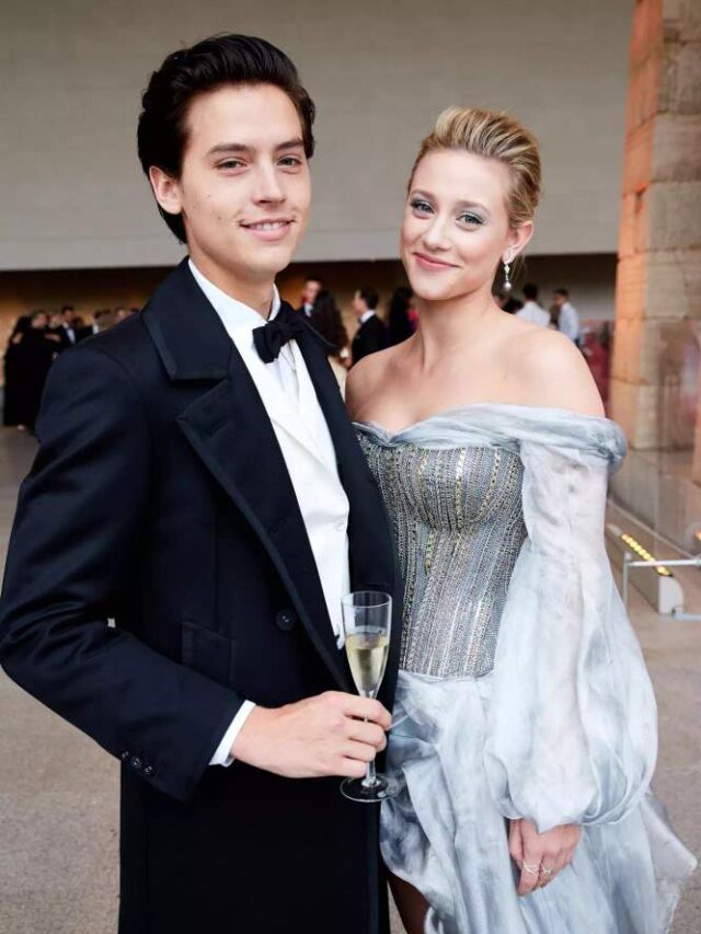 Lili Reinhart and Cole Sprouse at the 2018 Met Gala - SOURCE/GETTY